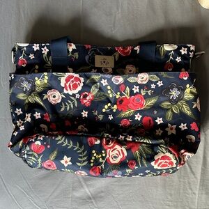 Ju-Ju-Be Floral Tote - Navy and Red